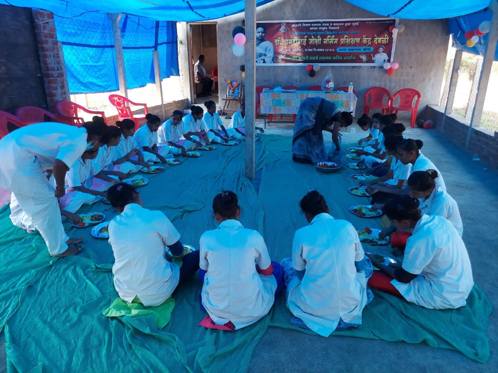 Students seated together at an educational support session